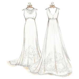 sketch of the full front and back 4