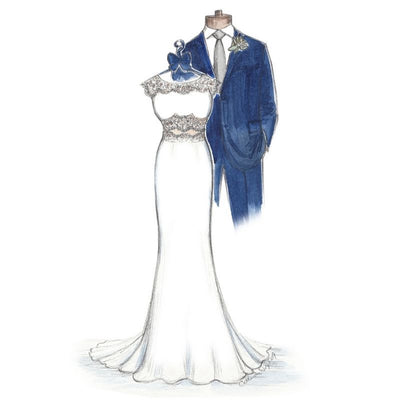 wedding dress and suit 1