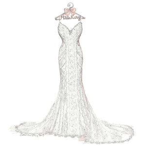Looking for the best... - Dreamlines Wedding Dress Sketch | Facebook